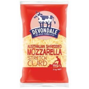 SHREDDED CHEESE TASTY 2 KG DEVONDALE
