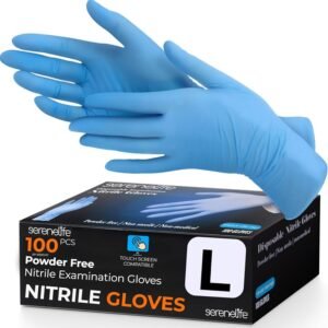 GLOVES LARGE 100 PCS VINYL