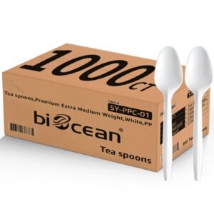 PLASTIC TEASPOONS 1000 PCS
